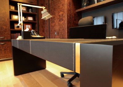 Leather bench (1)